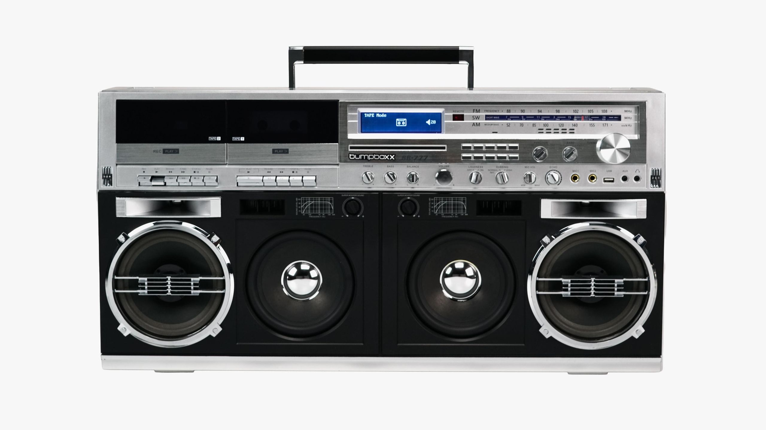Bring the beat back with Bumpboxx's mighty BB-777, a boombox for