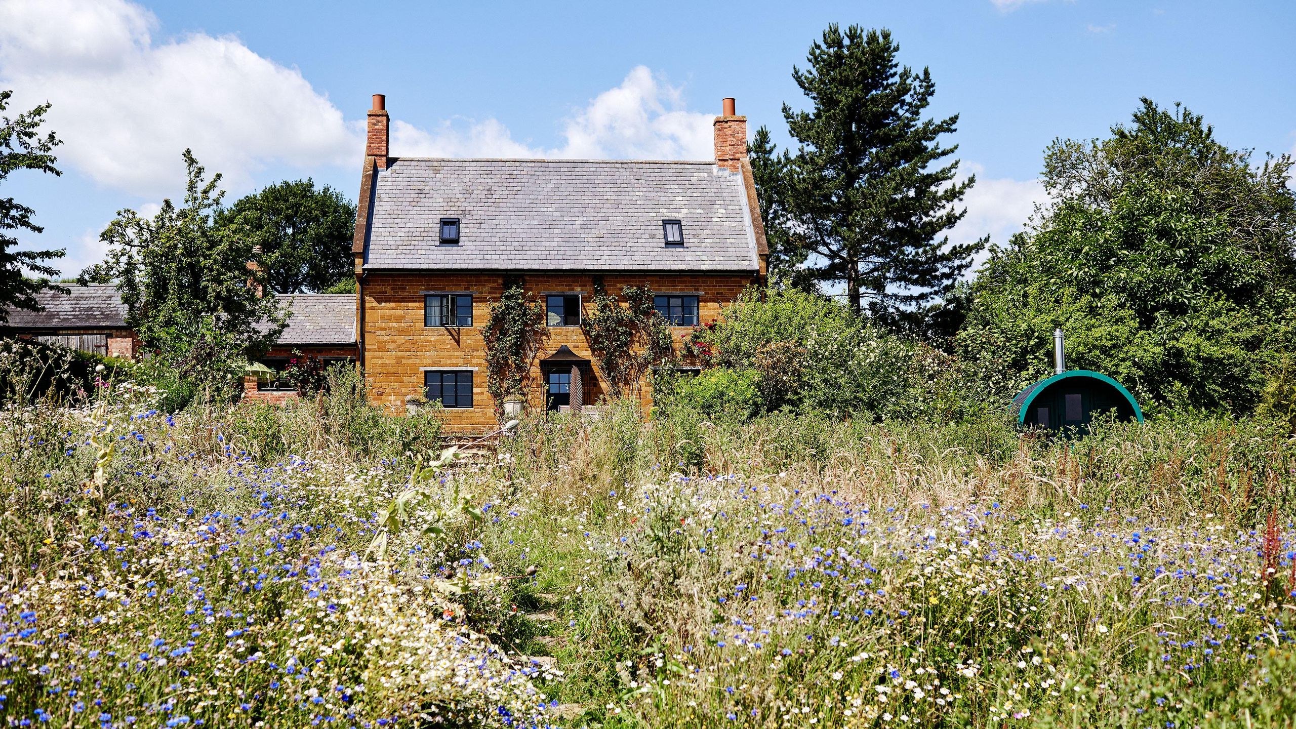 Jo Wood's listed farmhouse mixes old, new and country styles