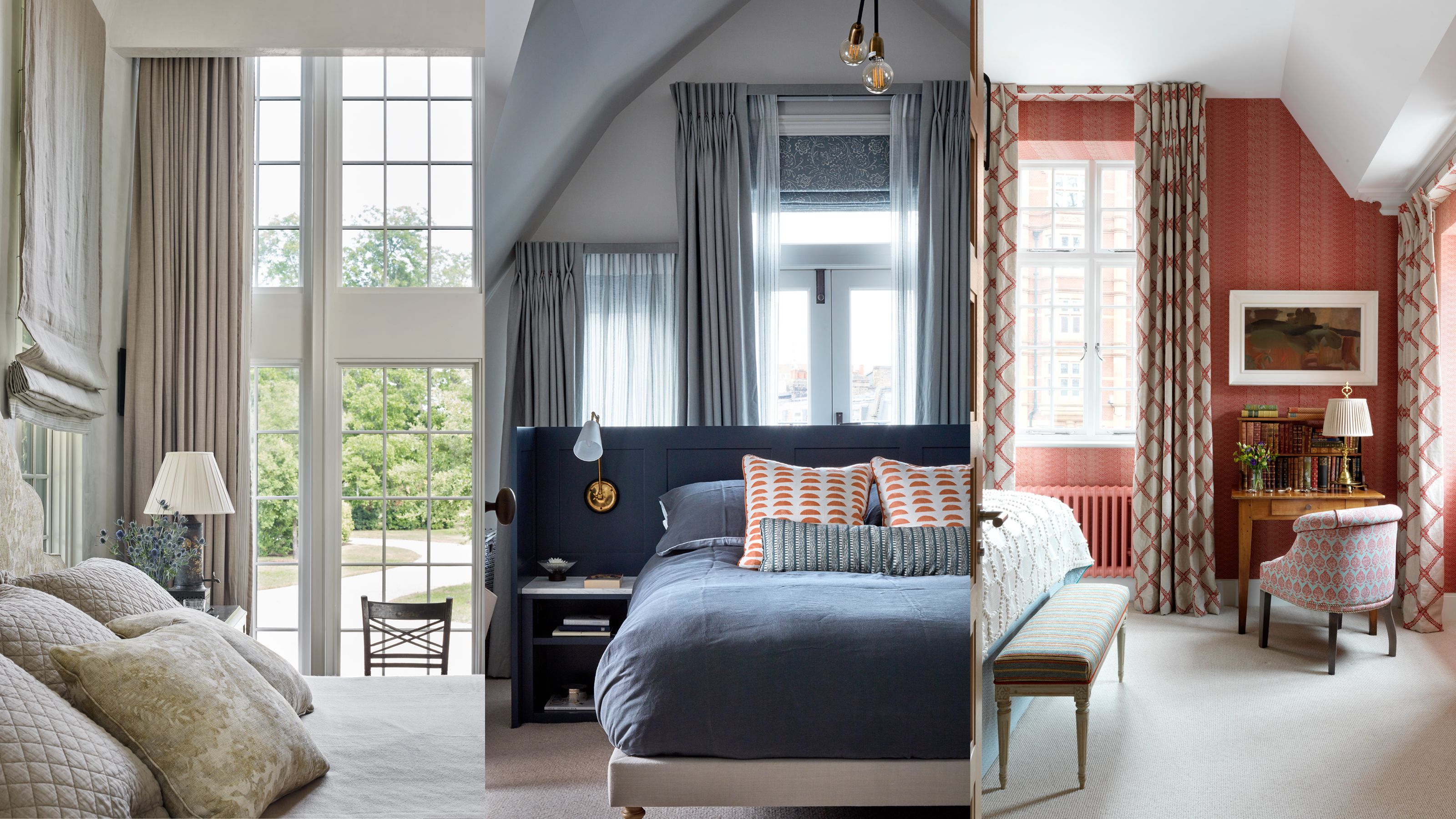 Master Bedroom Curtain Headboard Ideas