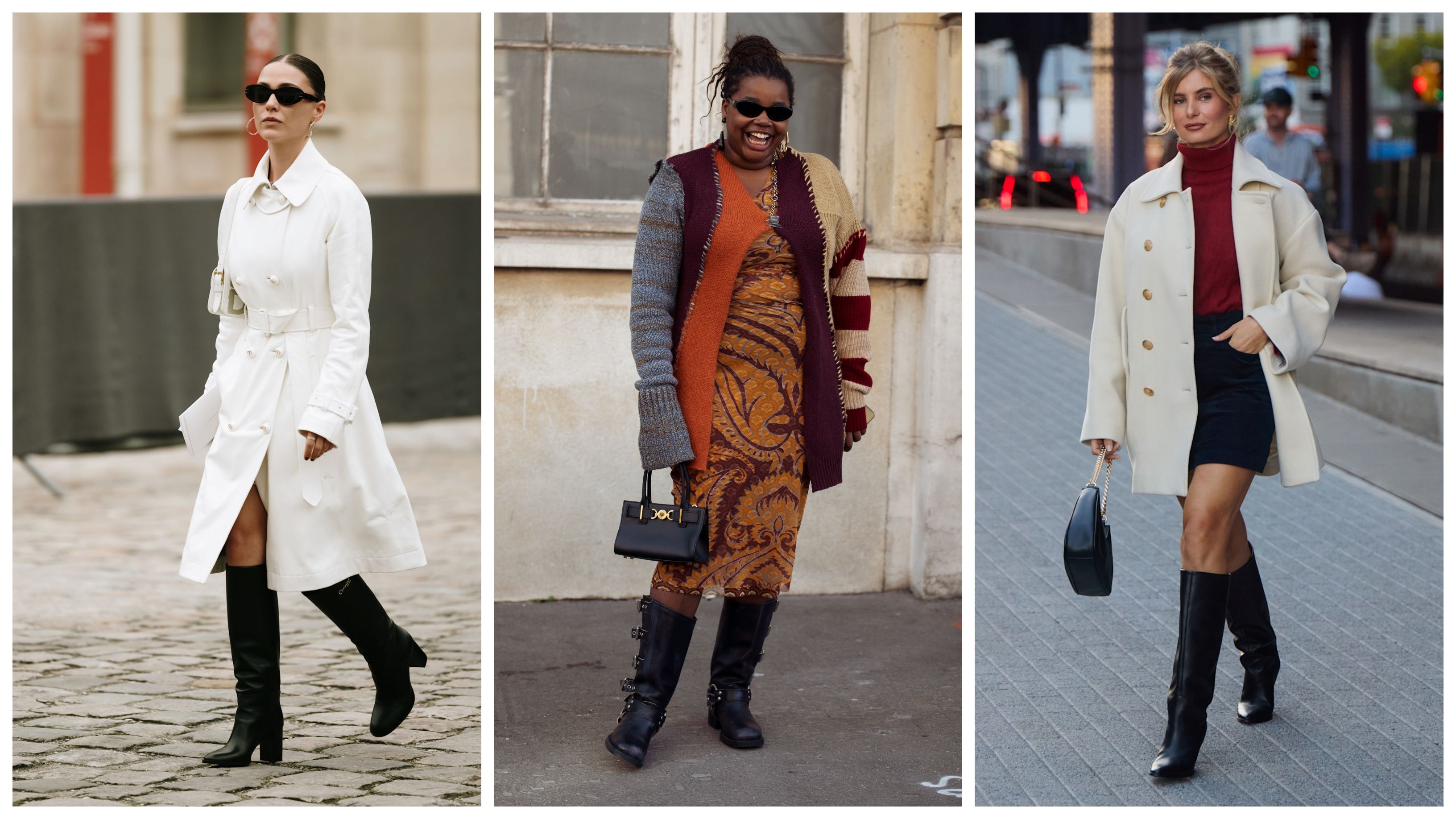 journal knee high boot