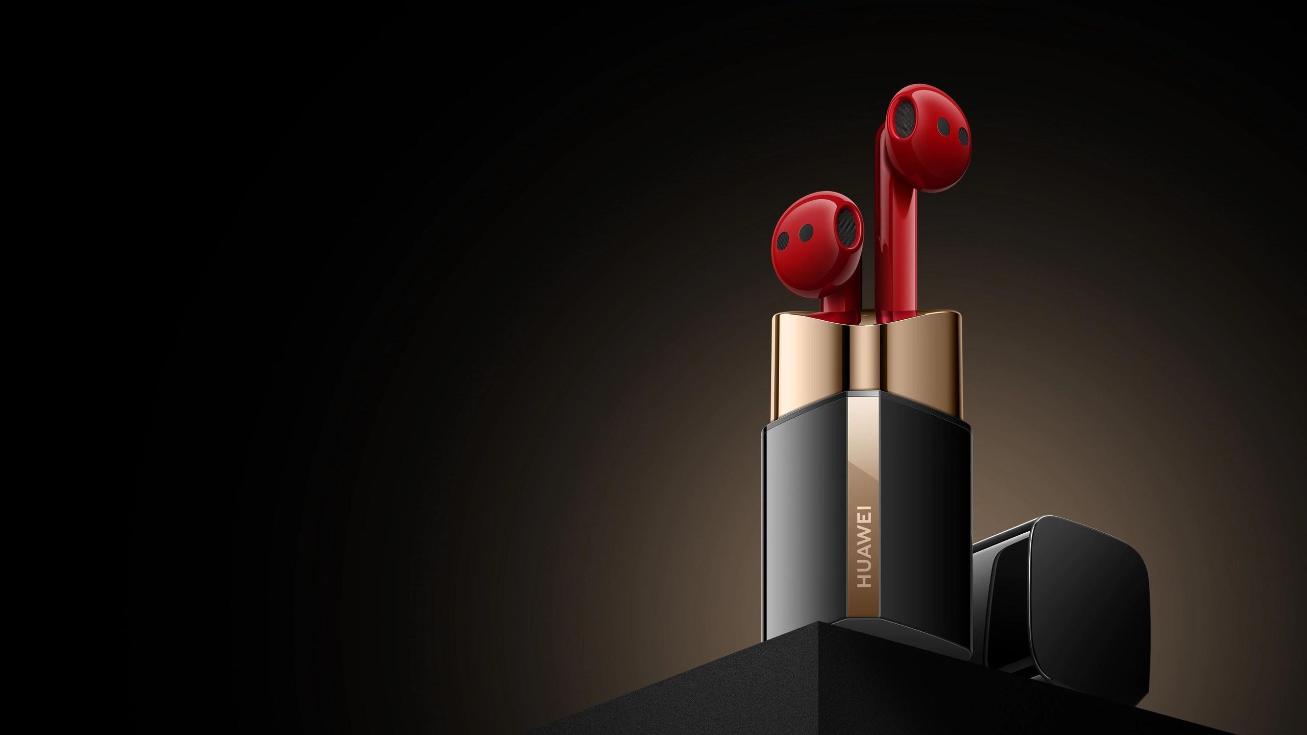 I tried Huawei's unusual lipstick wireless earbuds, and they're