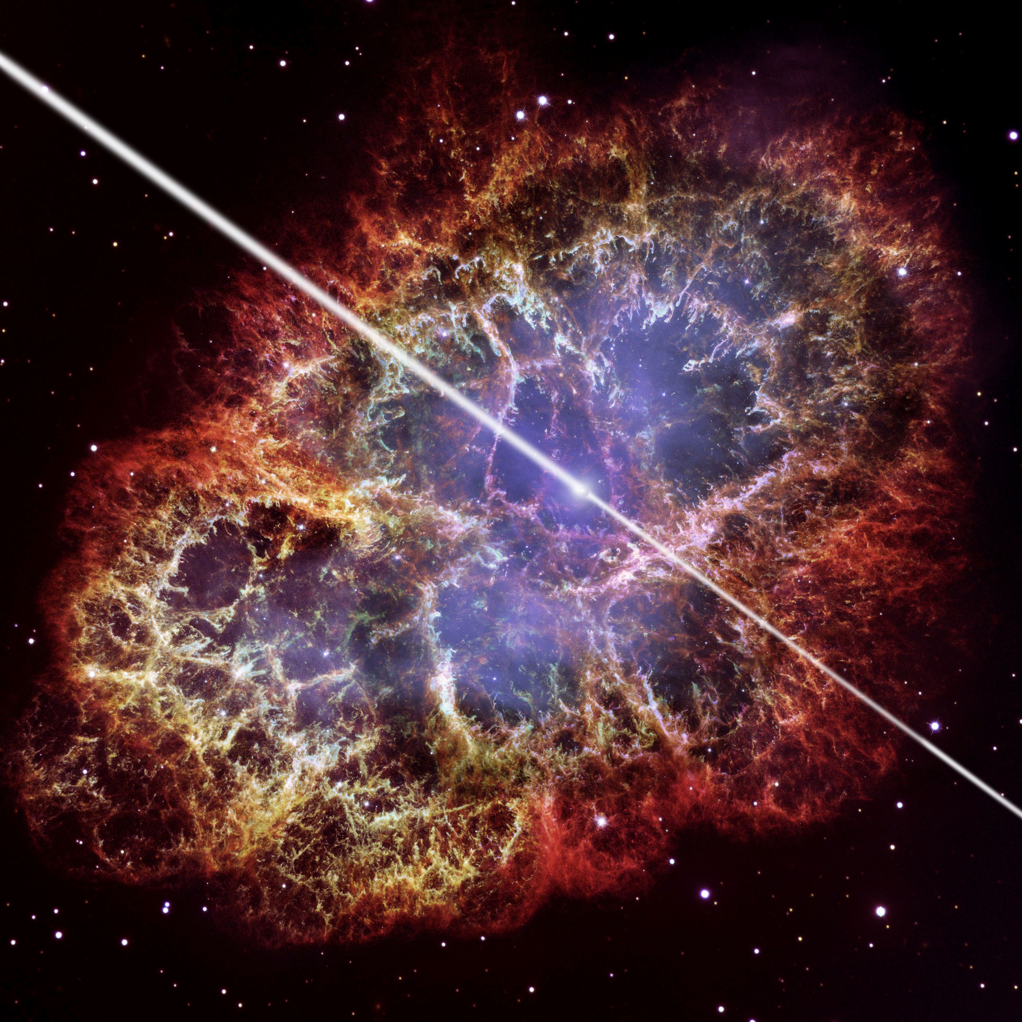 Jaw-Dropping!' Crab Nebula's Powerful Beams Shock