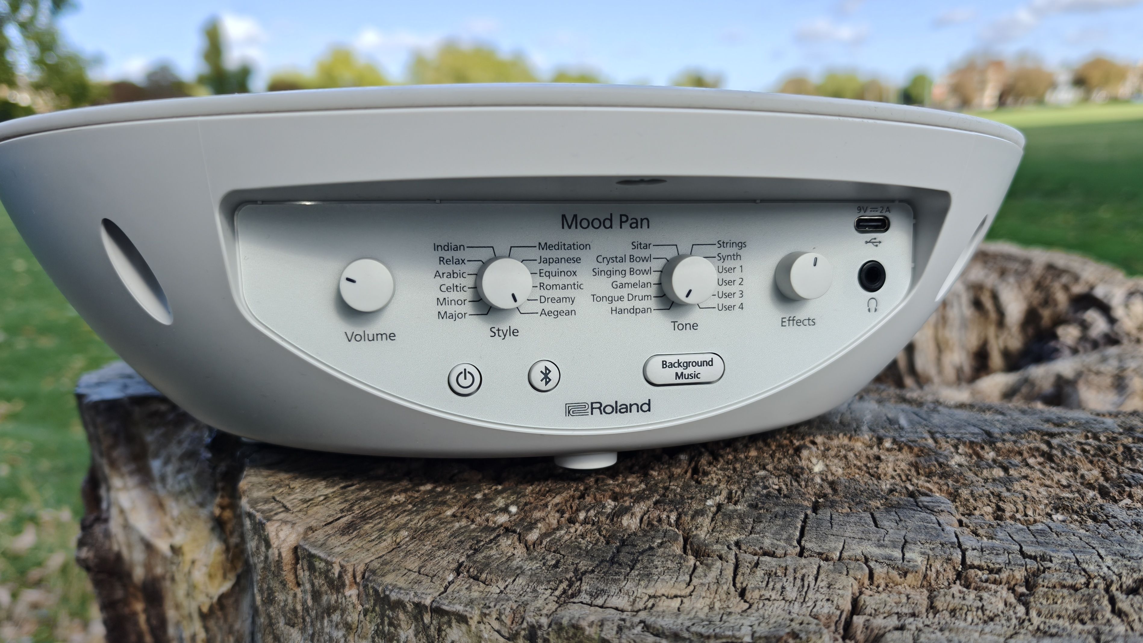 The Roland Mood Pan control panel