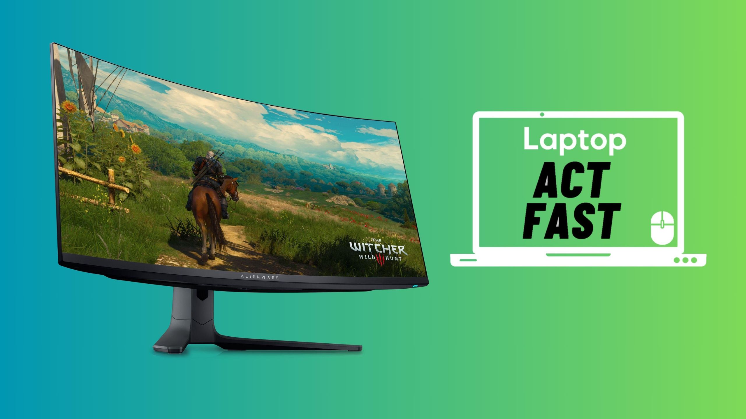 Act fast! Get this curved 34-inch Alienware gaming monitor for its