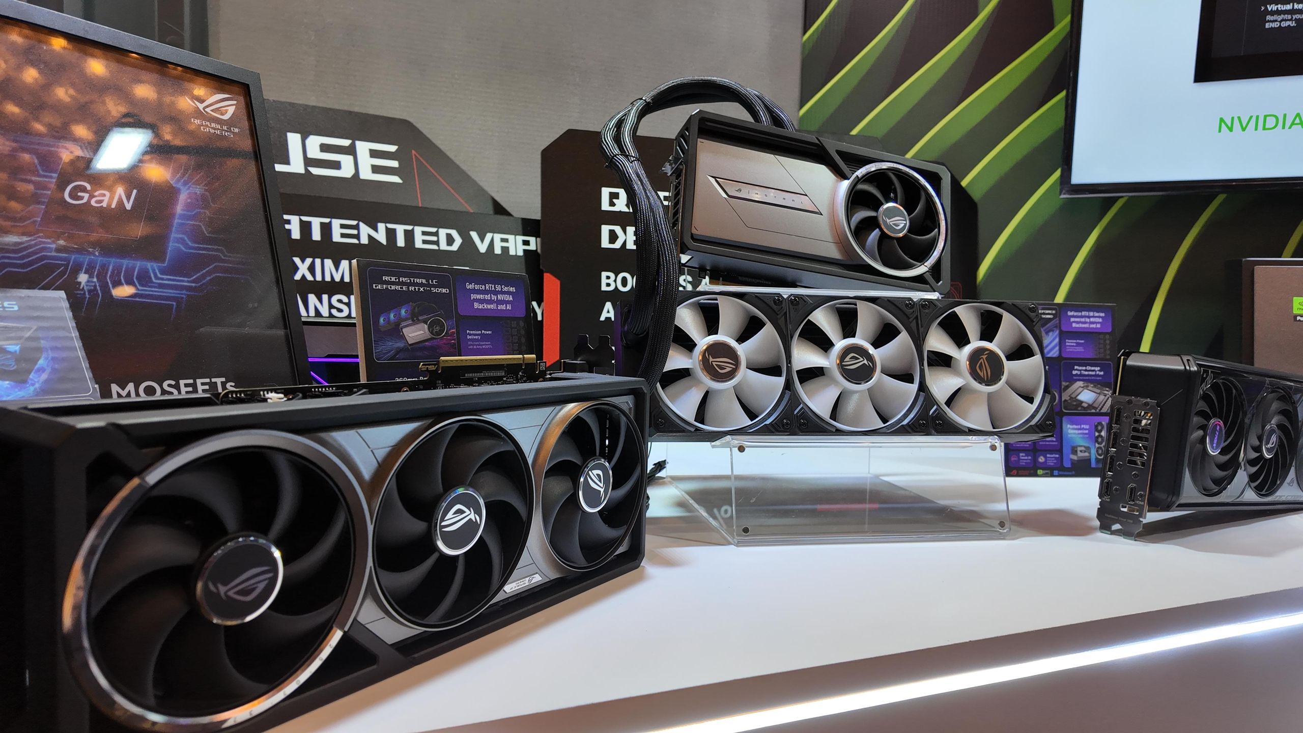 The RTX 5090 Founders Edition might be svelte but the Asus ROG