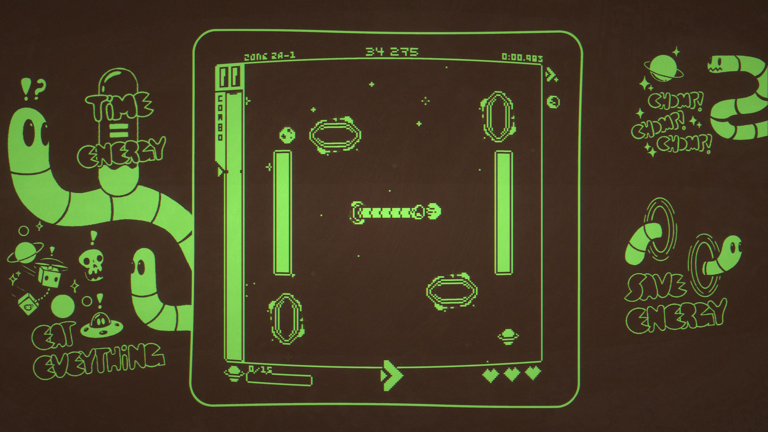 Wormhole is an impeccable arcade revival of Snake that plays like