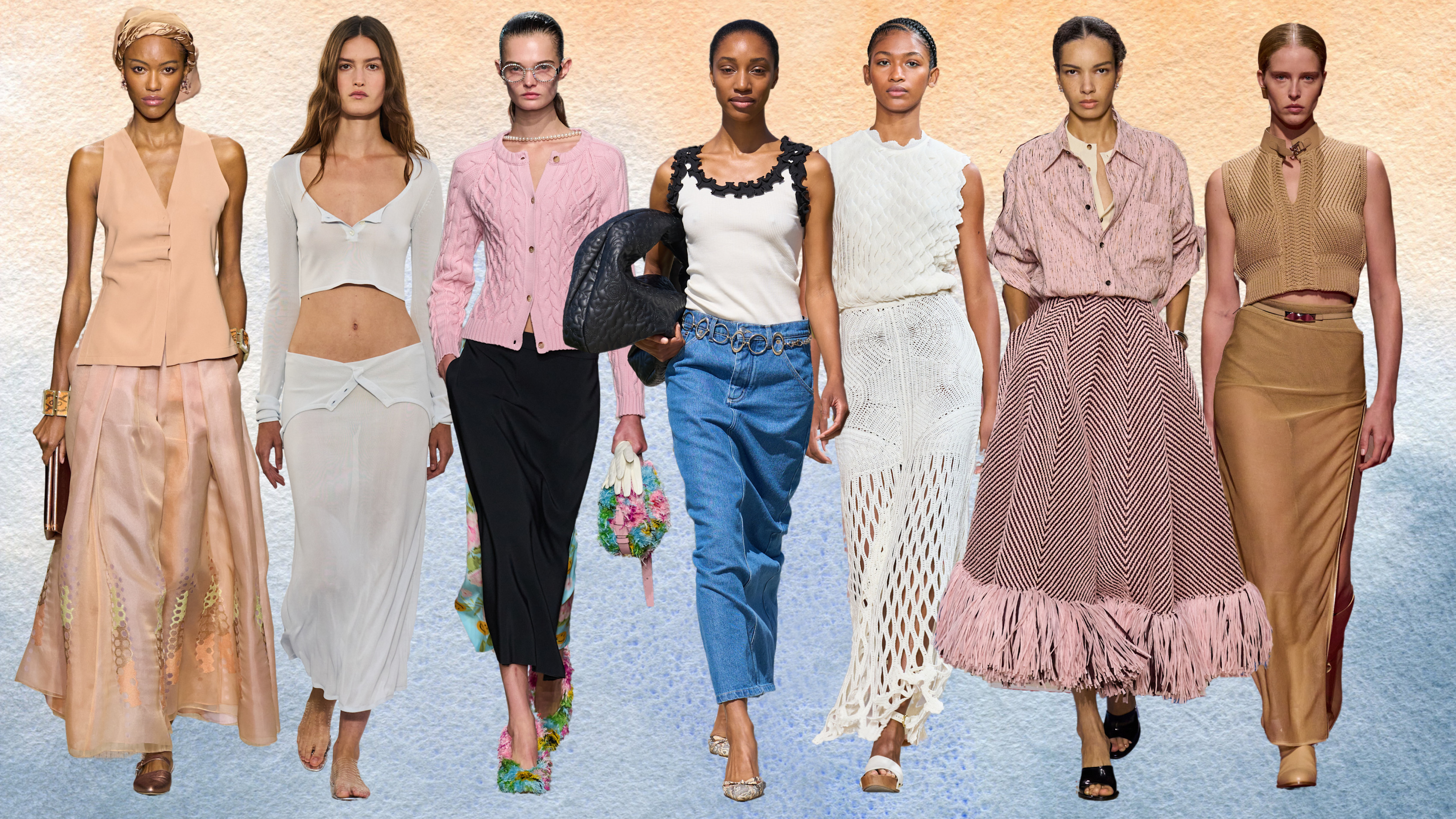 marie claire★A-line skirt Sense of luxury MC23 Swap Your Minis for 2025's Maxi Skirt Trend | Marie Claire