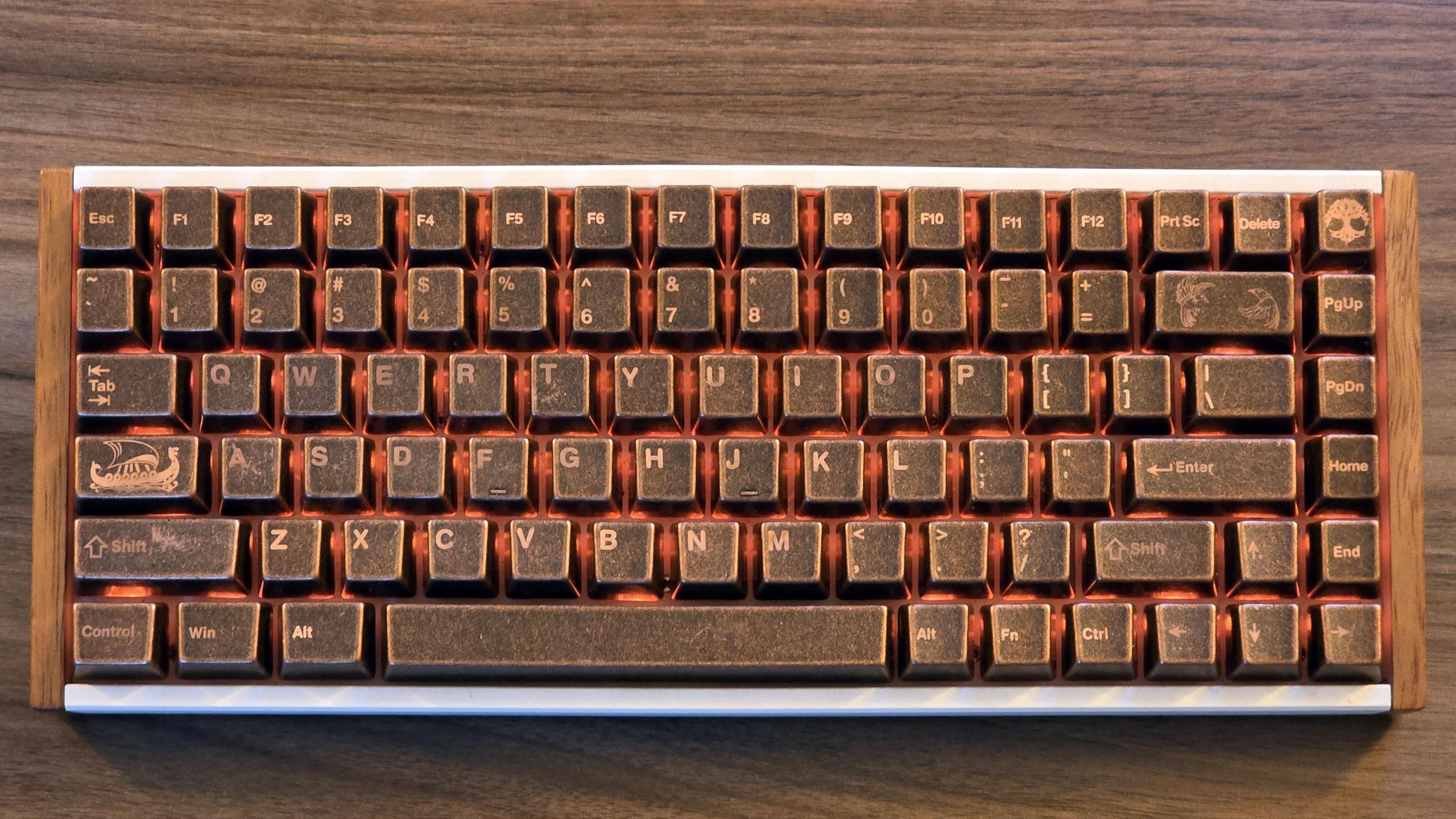 Awekeys Antiques Metal keycaps are Viking-themed luxury for your