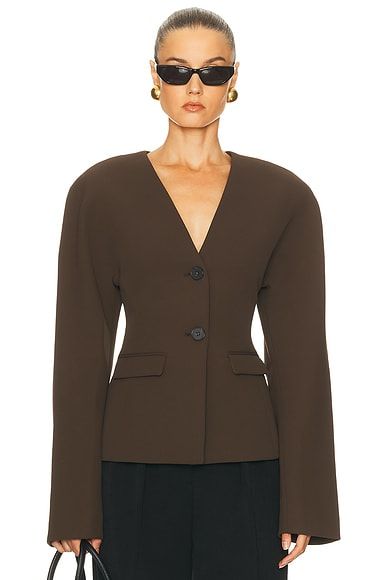 Gal Polished Crepe Blazer