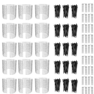 Wire Protectors From Animals - Rustproof Metal Mesh Cages With Ground Stakes Garden Cloche for Vegetables, Flowers Shrubs Keeps Rabbits,squirrels,chickens &amp;amp; Cats Out - Indoor/outdoor Use