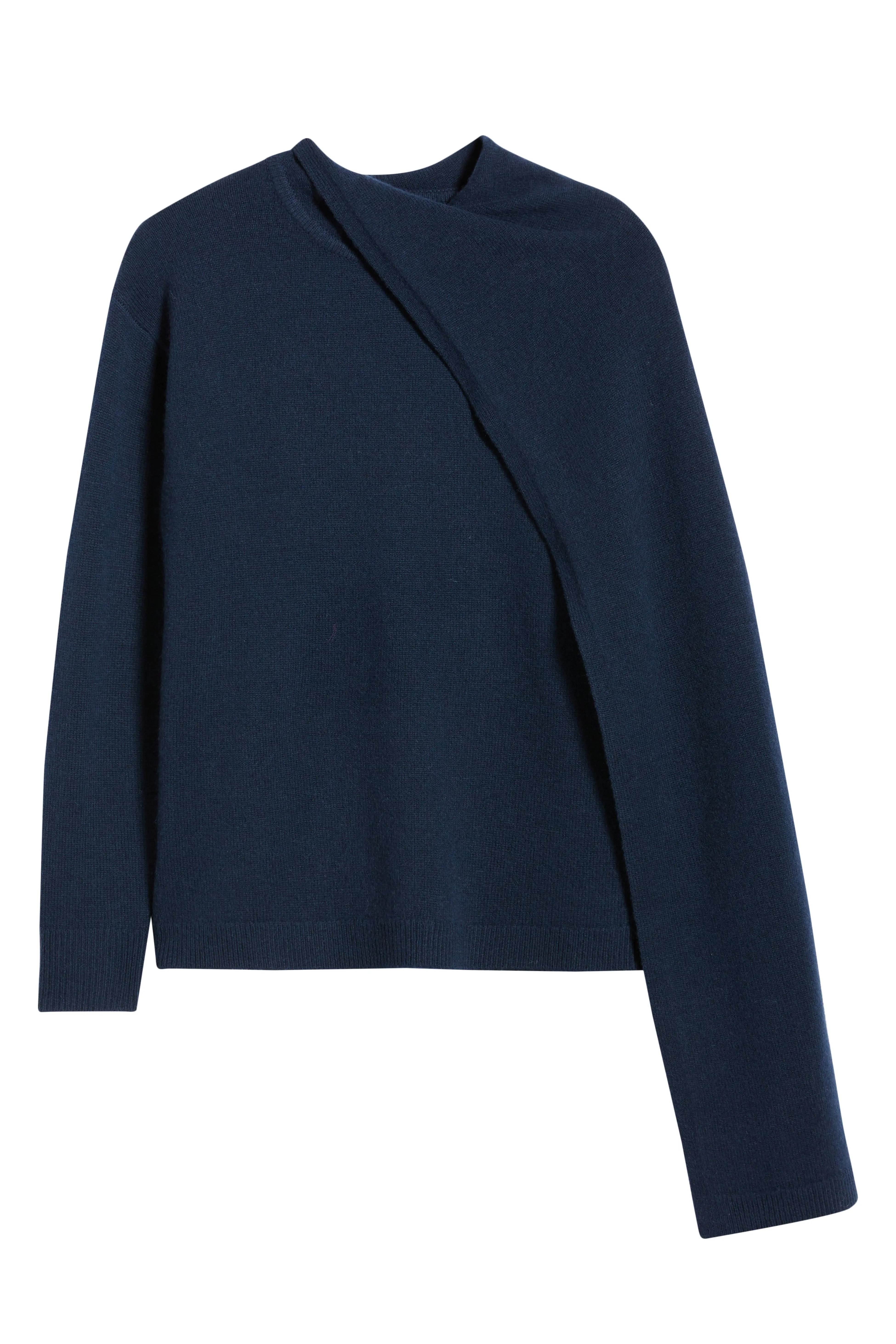 Nordstrom Scarf Collar Wool &amp;amp; Cashmere Sweater