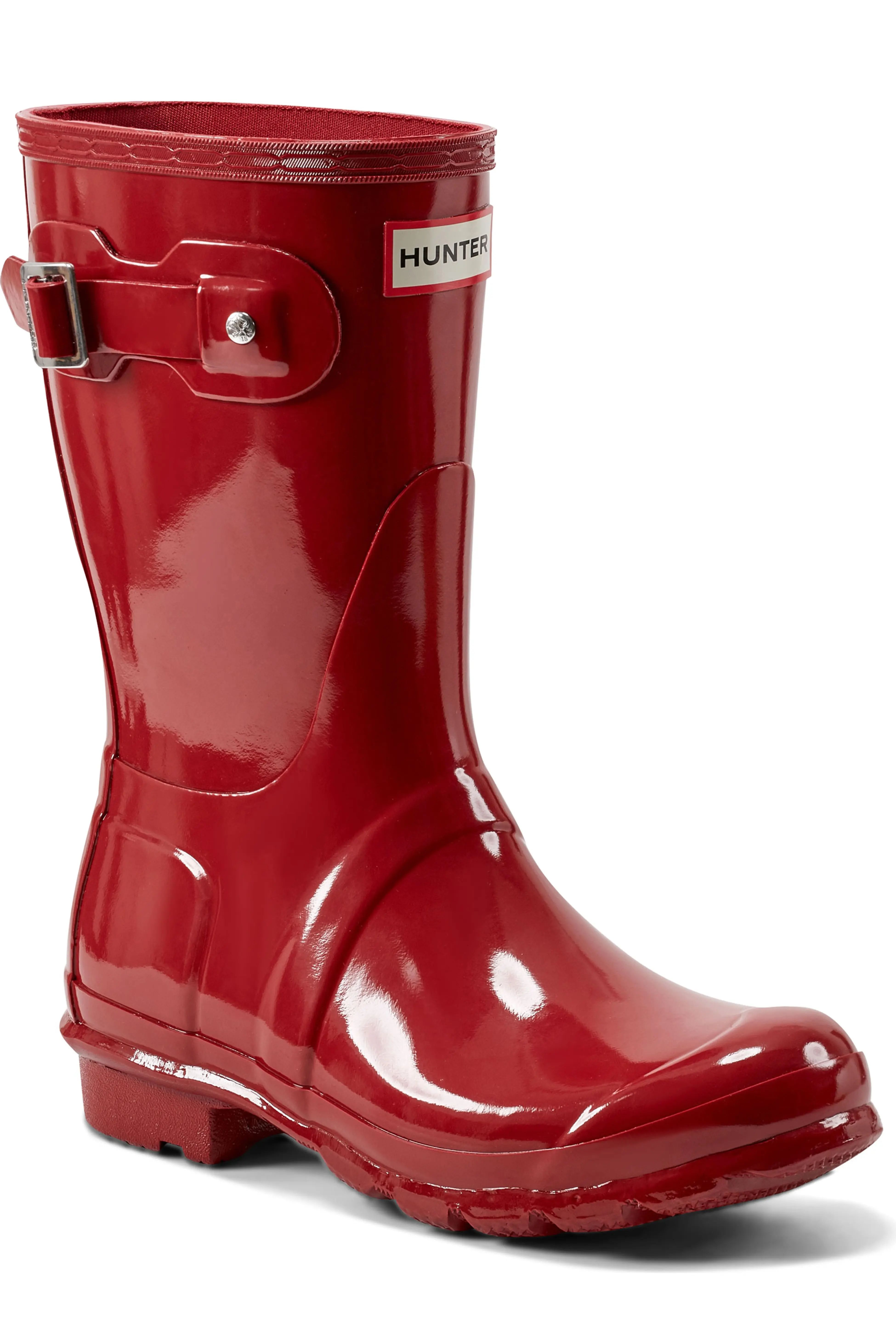 Hunter Original Tour Short Gloss Packable Rain Boot