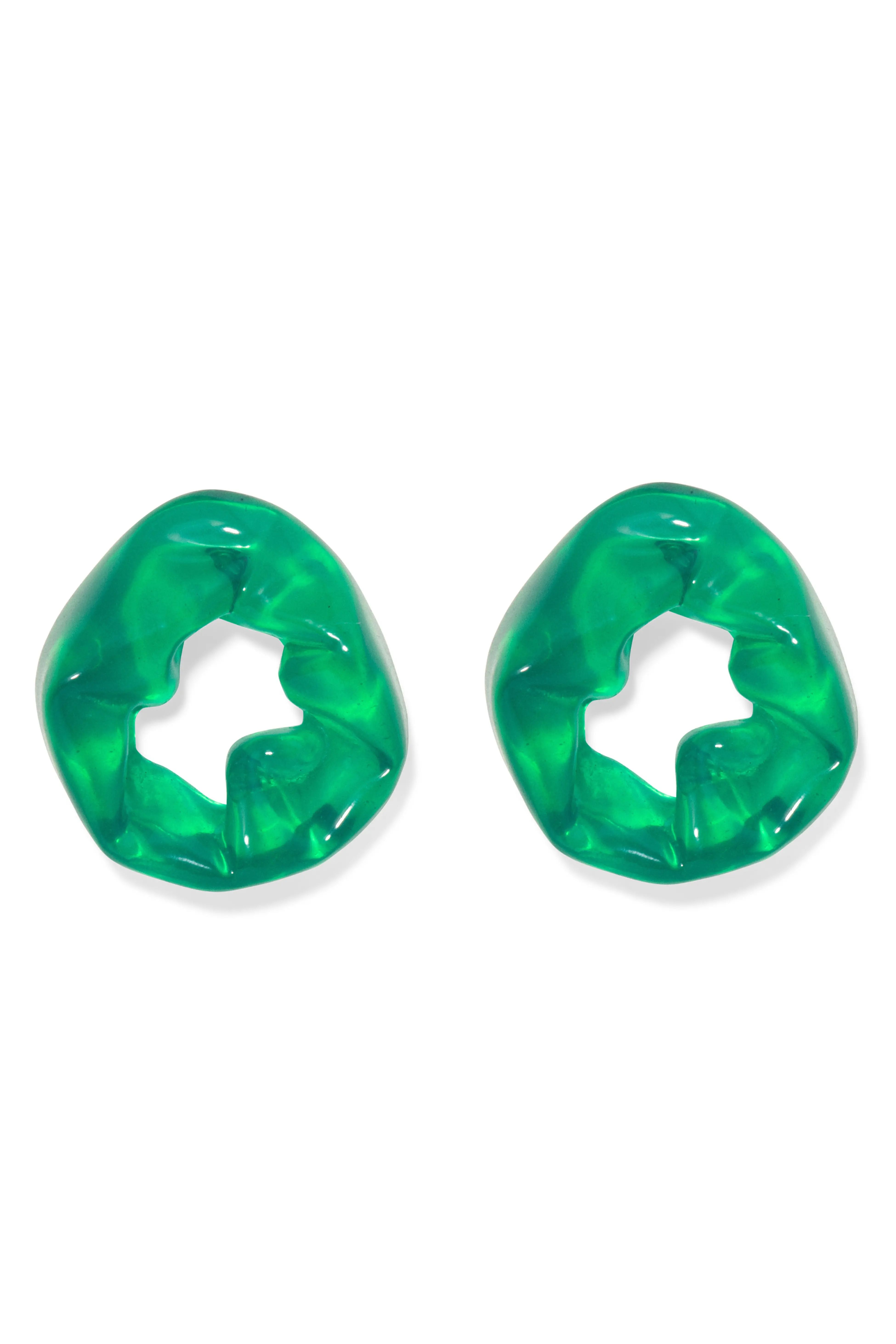 Completedworks Scrunched Resin Stud Earrings