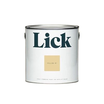 Lick yellow paint