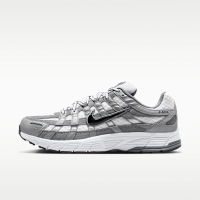 Nike P-6000 Men's Shoes - White/metallic Cool Grey/cool Grey/black - Size 3.5