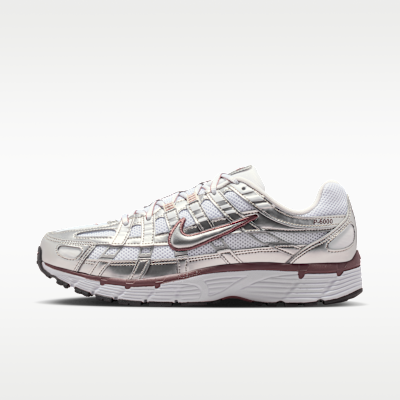 Nike P-6000 Women's Shoes - White/metallic Silver/black/tattoo - Size 5
