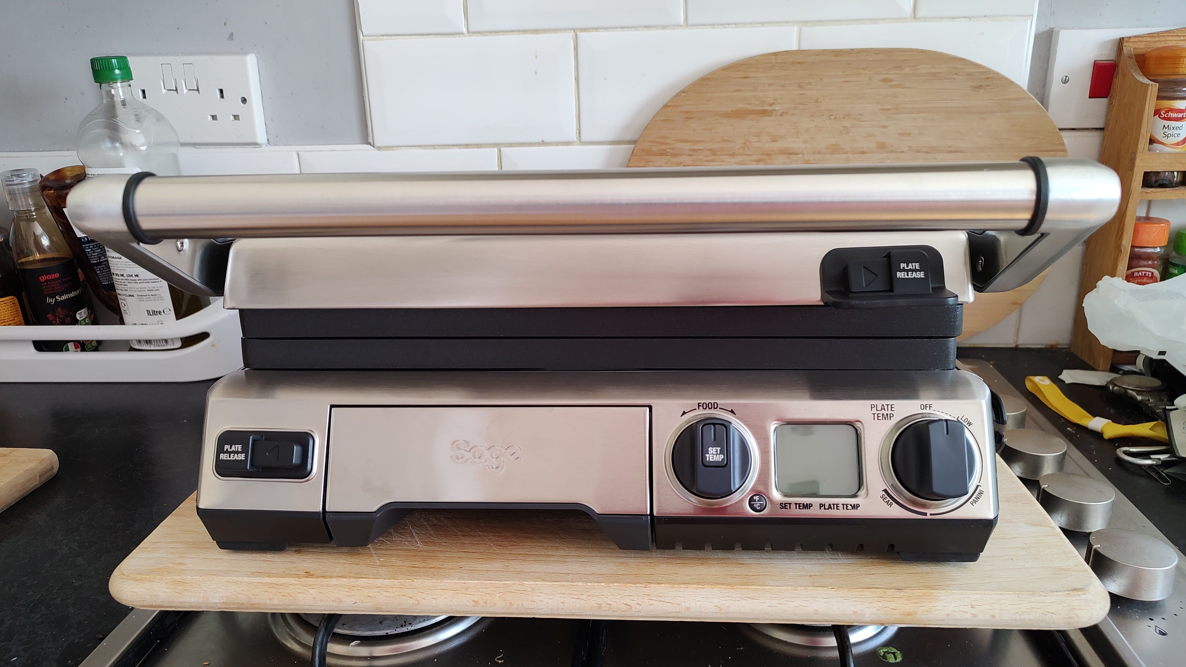 Grill Elettrico Sage Smart Grill Pro - Griglia Antiaderente, 2400W, Con Sonda Integrata - Foto 9