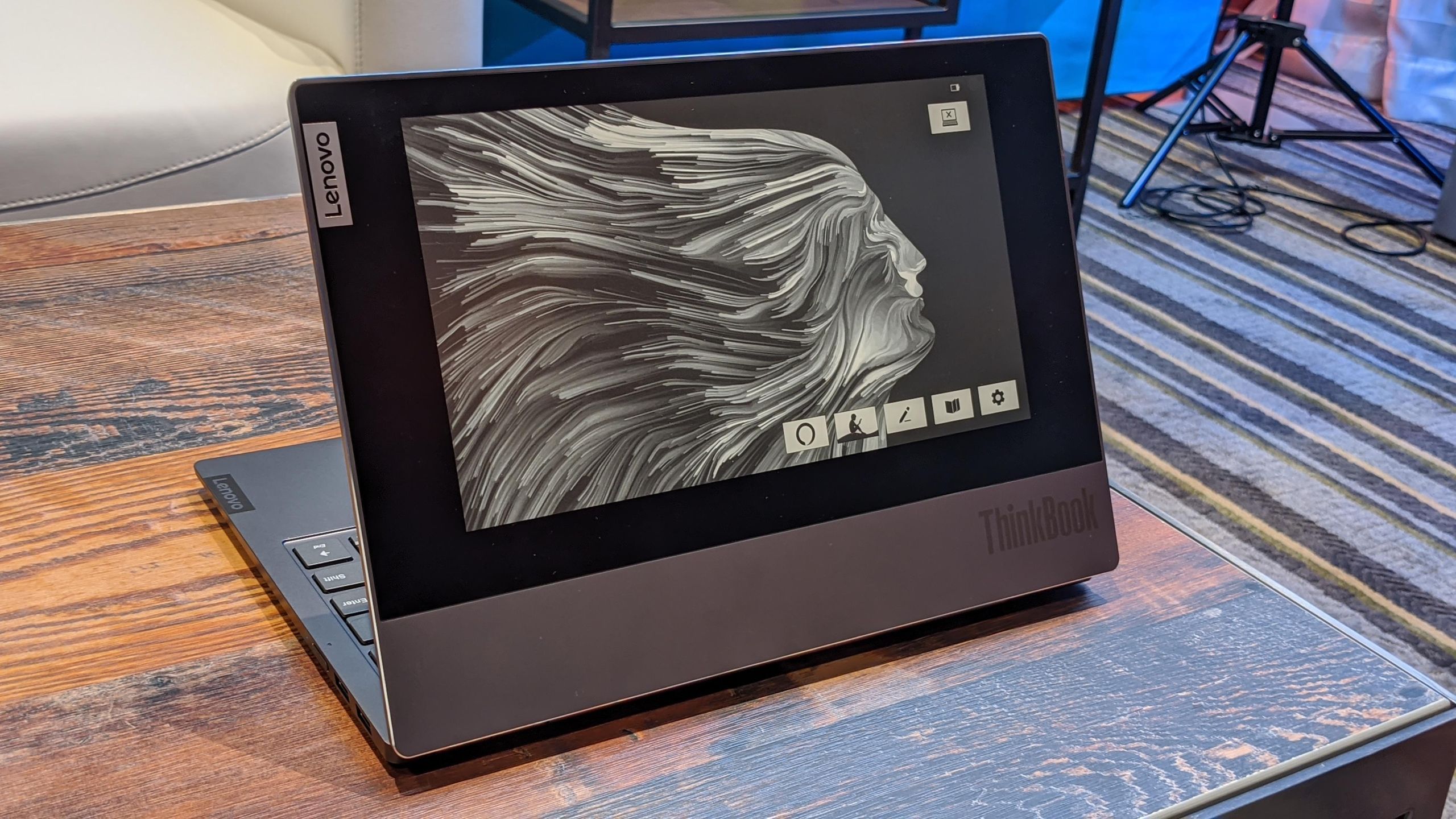 Lenovo's ThinkBook Plus Laptop Has a Second Screen on the Lid