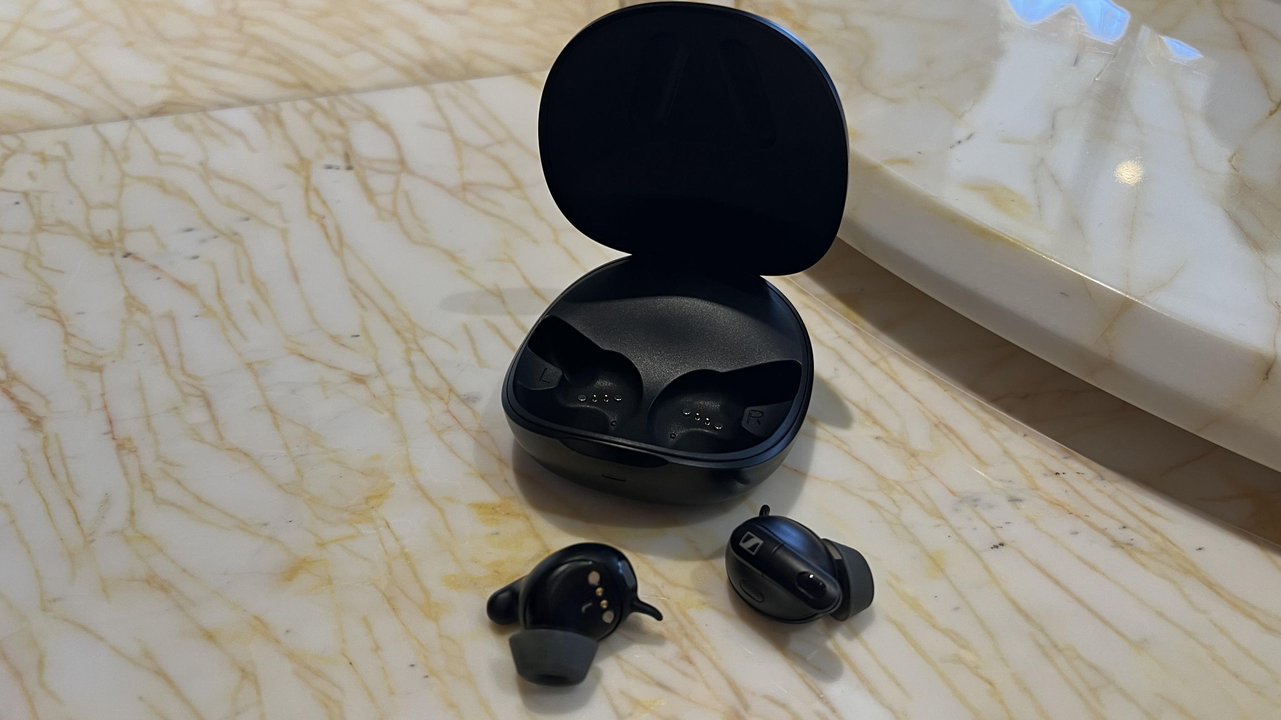 Sennheiser's Conversation Clear Plus earbuds are a transparency
