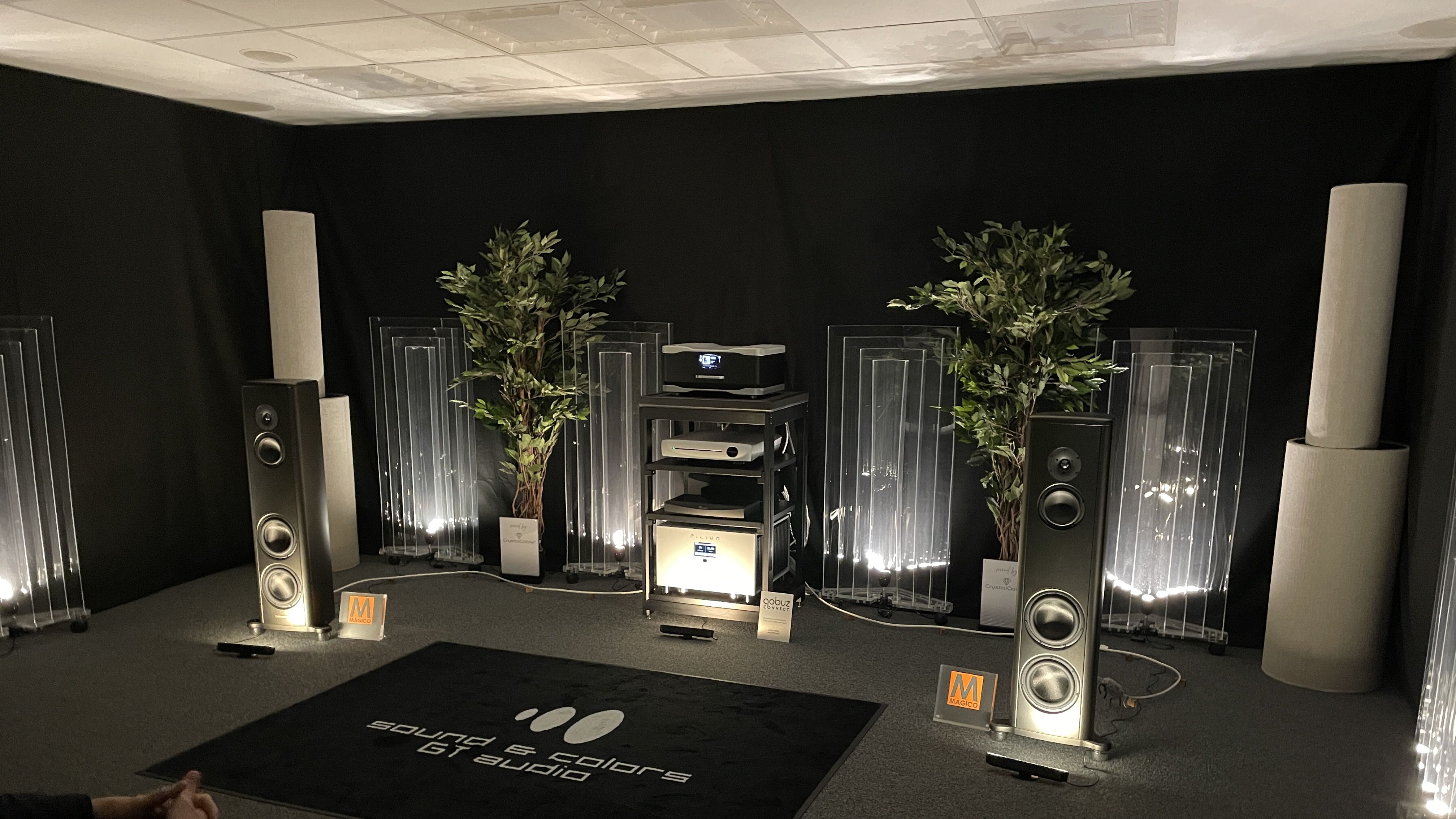 Snapshot of the Paris Audio show, showing new hi-fi equipment at the Palais des Congres, Paris, from October 25 - 27