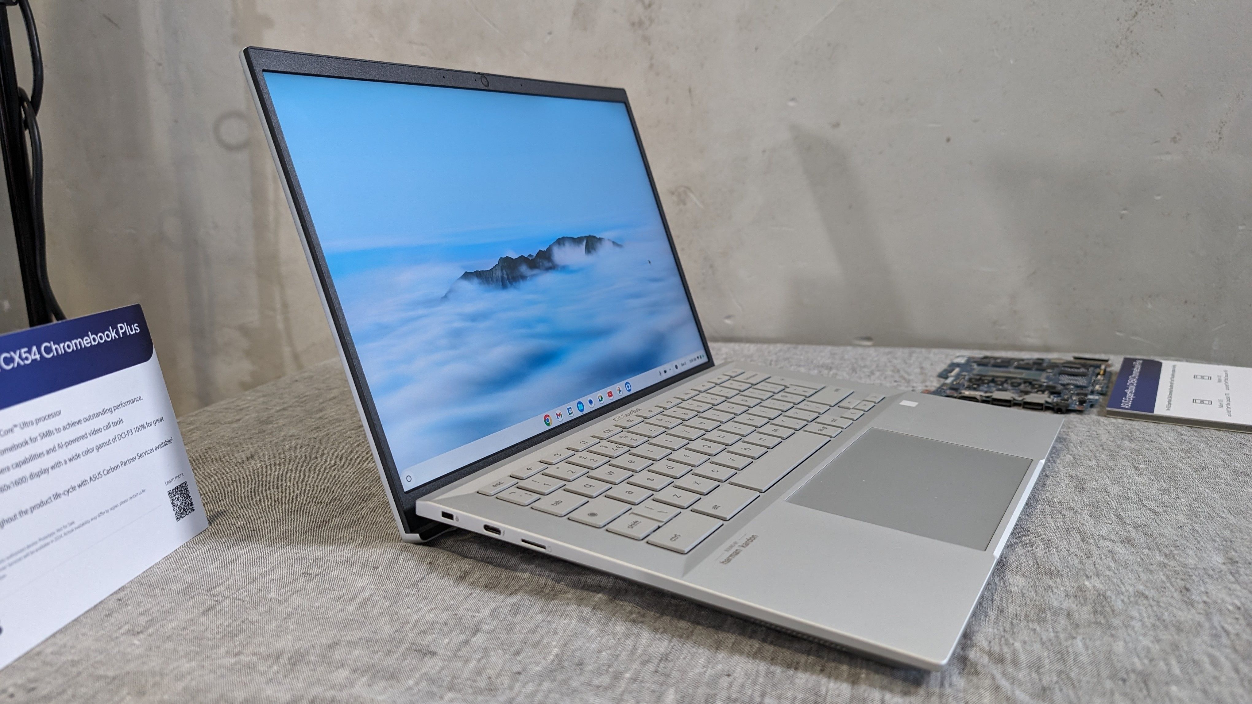 The ASUS ExpertBook CX54 Chromebook Plus is already setting
