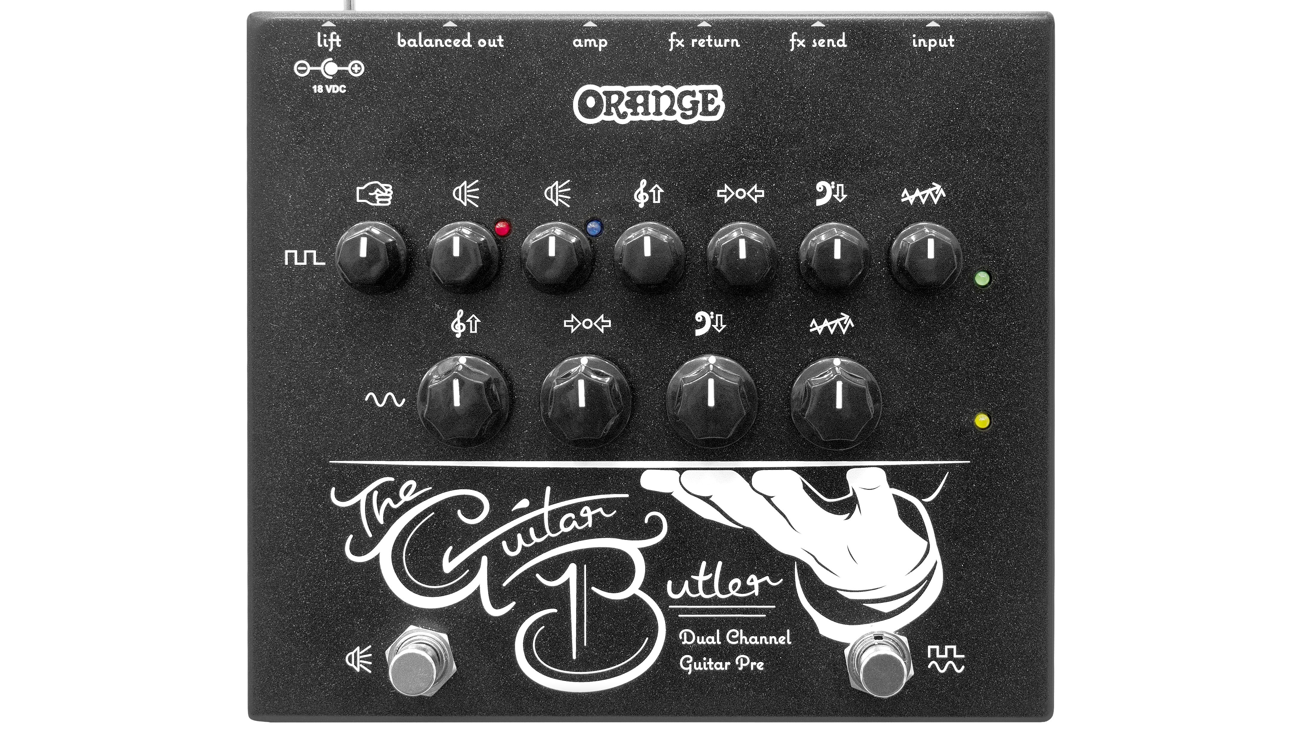 Orange Guitar Butler Dual-channel Guitar Preamp Pedal