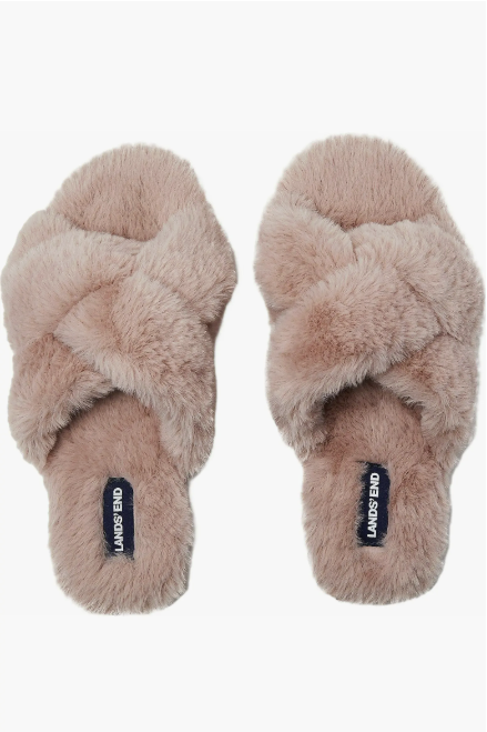 Lands' End, Fluffy Slide House Slippers