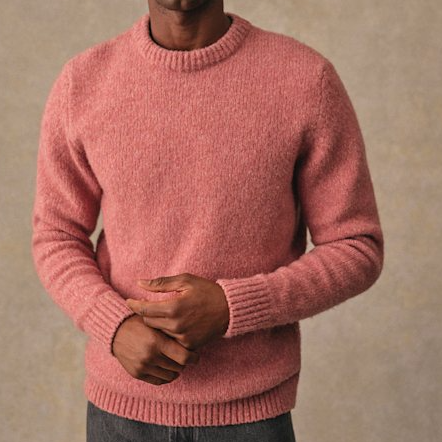 S&amp;eacute;zane pink knitted jumper as worn by Claudia Schiffer