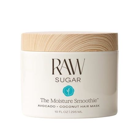 Raw Sugar the Moisture Smoothie Hair Mask, Avocado + Coconut, 10 Fl Oz