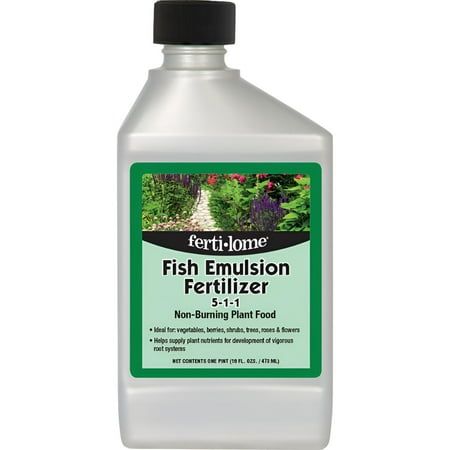 Vpg Fertilome Fish Emulsion Fertilizer - Natural 5-1-1 Liquid - 16 Oz &amp;mdash; Outdoor &amp;amp; Indoor Plant Use, Easy Application
