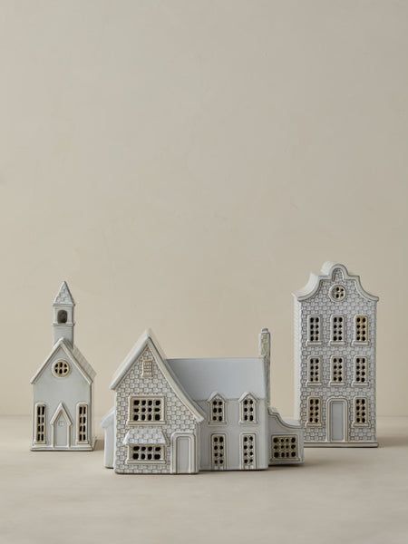 Ceramic Village Decor by Sarah Sherman Samuel