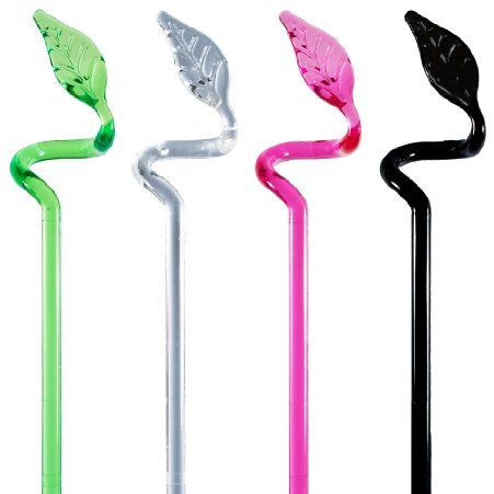 Plastic Orchid Flower Leaf Support - Pink 50cm