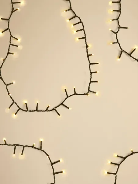 1000 Warm White Led Cluster String Lights