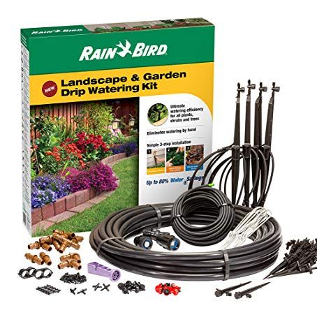Rain Bird Lnddripkit Drip Irrigation Landscape/garden Watering Kit With Drippers, Micro-Bubblers, Micro-Sprays