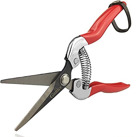 Gonicc Professional Micro-Tip Pruning Snip (gpps-1008), Small Garden Hand Pruner &amp;amp; Shears for Arranging Flowers, Trimming Plants &amp;amp; Hydroponic Herbs, and Harvesting Fruits &amp;amp; Vegetables.