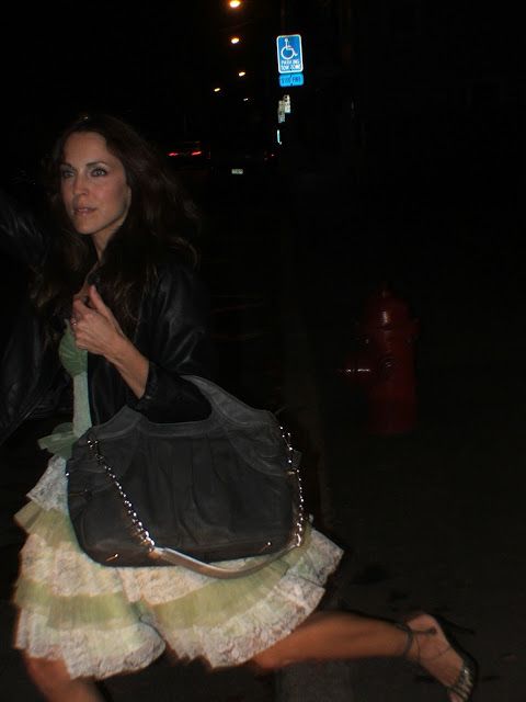 Larissa Mills wears a Carrie Bradshaw-inspired outfit