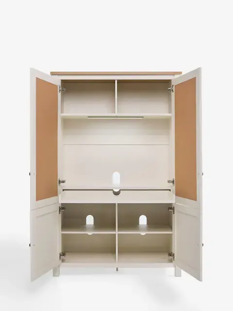 Cream Malvern Hideaway Desk 