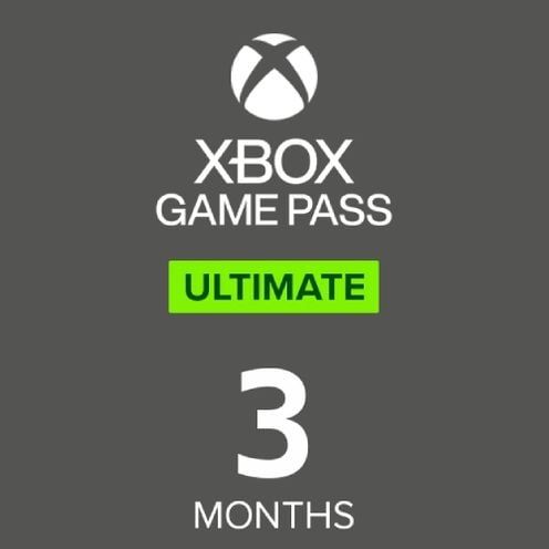 A three month card for Xbox Game Pass Ultimate