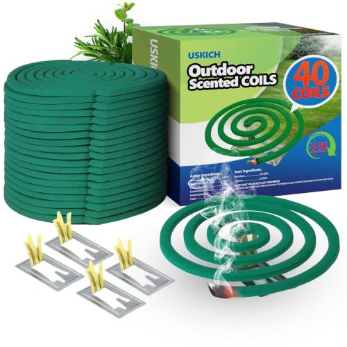 Mosquito Coils Outdoor Patio Fresh Scent,use Reaches Up to 10 Feet