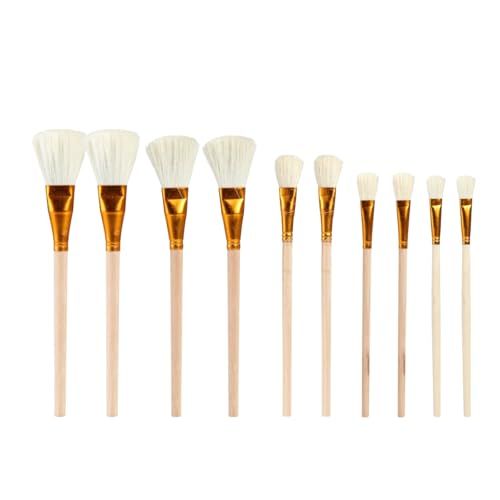Binaryabc 10pcs Pollinator Brush Set, Small Manual Pollination Brush
