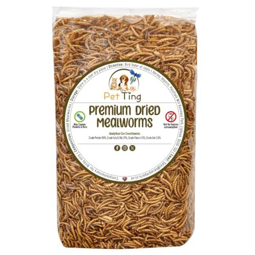 Premium Dried Mealworms, 5l Bag