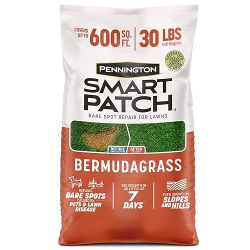 Pennington Smart Patch Bermudagrass Mix, Bermuda Grass Seed, 30 Lb