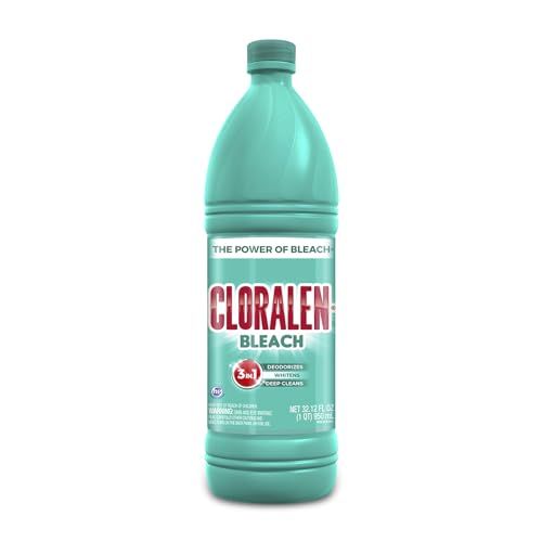 Cloralen Household Cleaning Liquid Bleach - 32.12 Fl Oz - 3-In-1 Multipurpose Cleaner for Laundry, Bathroom &amp;amp; Kitchen - Deodorizes, Whitens &amp;amp; Deep Cleans