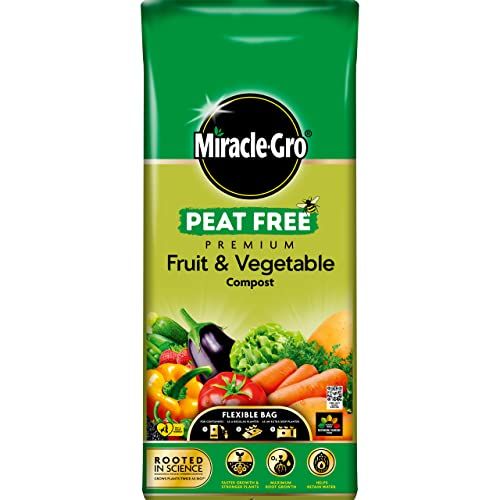 Miracle-Gro Peat Free Premium Fruit &amp;amp; Vegetable Compost, 42 Litres