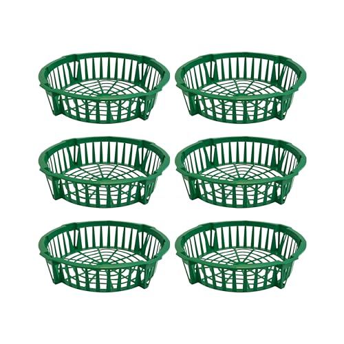Ofxdd Plant Trays - 6 Pcs Planting Basket for Onion - Plastic Trays for Flower Bulbs - Reusable Seedling Trays for Gardening, 11.22 Inch