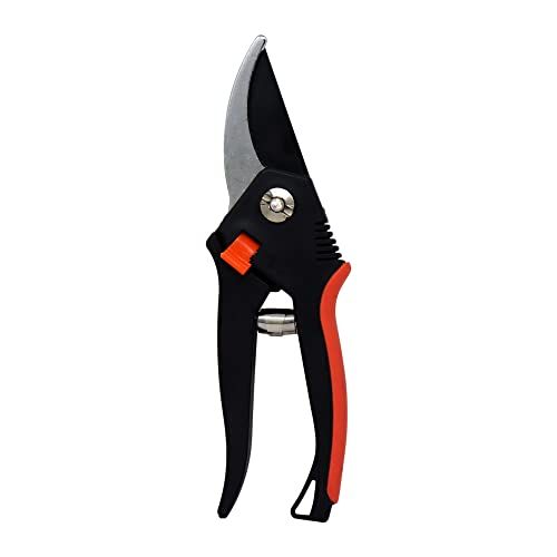 New Heavy Duty Bypass Secateurs Gardening Garden Plant Cutter Hand Tool | Non Stick Blade Coating With Safety Lock | Pre Loaded Spring for Easy Operation
