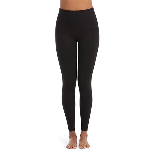Spanx Seamless Leggings - Comfortable Athletic Wear - Core &amp;amp; Tummy Control for Shaping - Natural Waist Fit