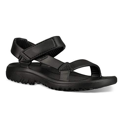 Teva Women's W Ascona Sport Web Flip-Flop, Black, 4 Uk