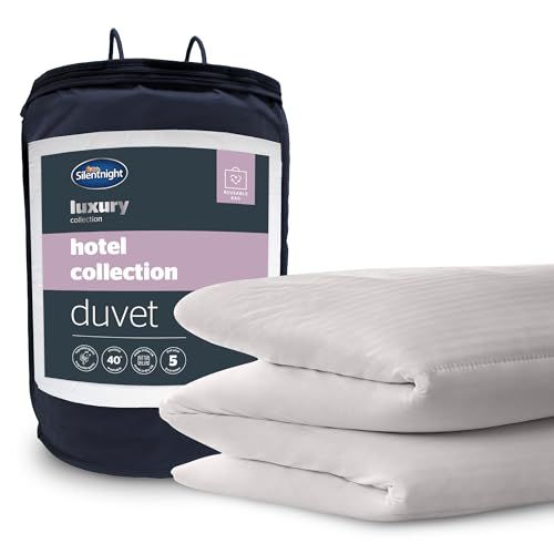 Silentnight Hotel Collection Duvet - Luxury Hotel Quality Duvet Soft Comfy Fluffy Bedding - Washable Hotels Inn Duvets, Single