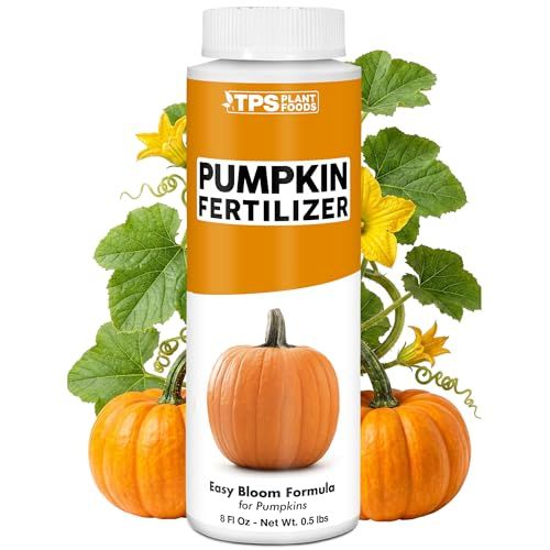 Pumpkin Fertilizer &amp;ndash; Liquid Plant Food for Bigger Pumpkins, Vigorous Vines &amp;amp; Larger Harvests, 8 Oz
